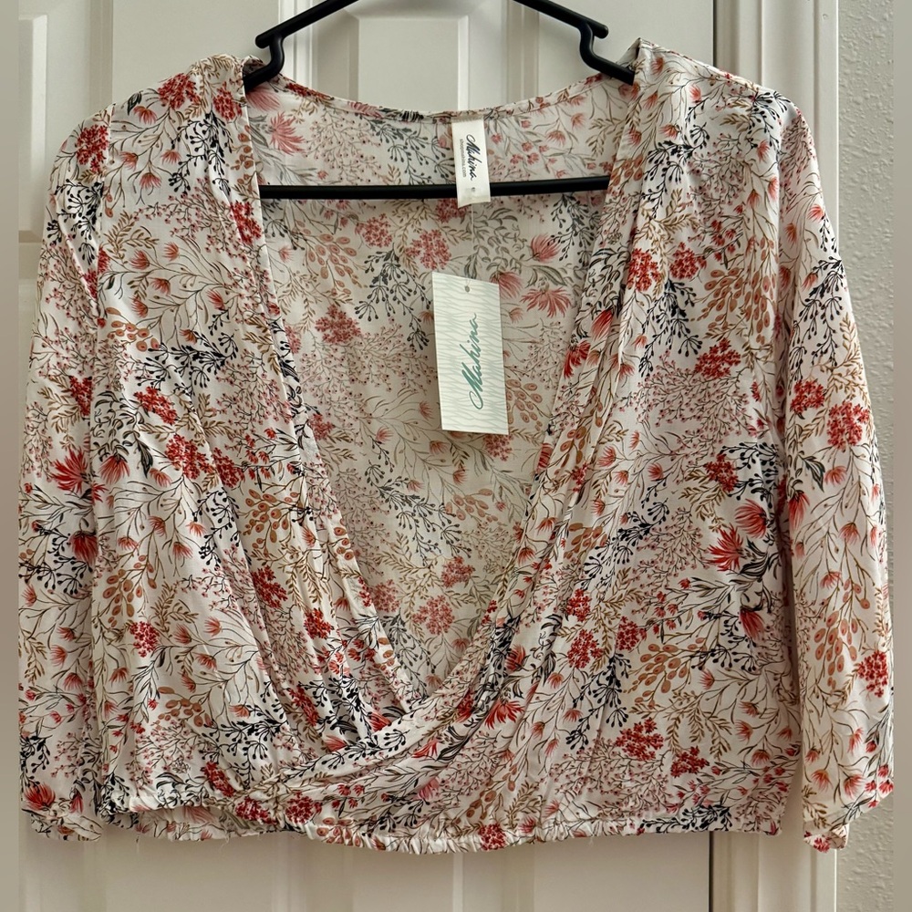 Mahina Floral Crop Top (*WITH TAG*)
